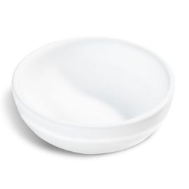 Dipschaaltje - Geflammt - wit - 10 cm