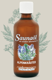 Unterweger sauna olie - Alpenkruiden 100 ml