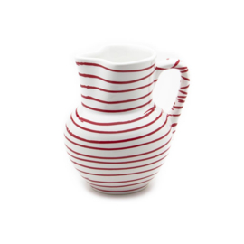 Waterkan bol - Geflammt - rood - 1,5 liter