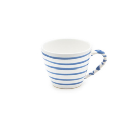 Koffiekopje - Geflammt - blauw - 0,2 liter