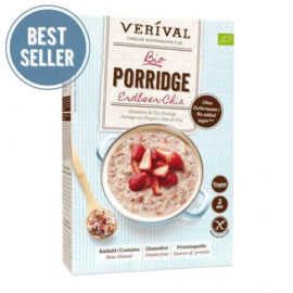 Porridge aardbei - chia - Verival 350 gram