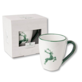 Koffiebeker Max  - Hert groen cadeauverpakking