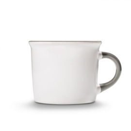 Koffiebeker - Rand - grijs - 0,24 liter