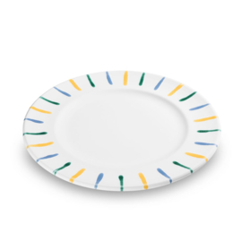 Dinerbord - Buntgeflammt - 27 cm