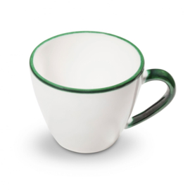 Koffiekopje - Rand - groen - 0,2 liter