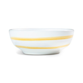 Dipschaaltje - Geflammt - geel - 10 cm