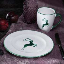 Dinerbord - Hert groen - 28 cm