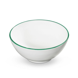 Kom - Rand - groen - 20 cm