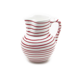 Waterkan bol - Geflammt - rood - 1,0 liter