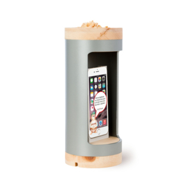 Nightholder grijs - geschikt voor telefoon van maximaal 75  x 160 x  11 mm