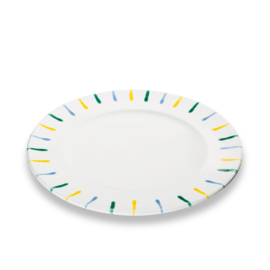 Dinerbord - Buntgeflammt - 29 cm