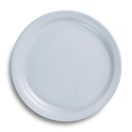 Salzkammergut dessertbod - 23 cm lichtgrijs mat
