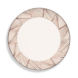 Dinnerbord - Namibie bruin - 25 cm
