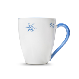 Koffiebeker Max - Sneeuwkristal - blauw - 0,3 l - cadeauverpakking