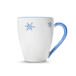 Koffiebeker Max - Sneeuwkristal - blauw - 0,3 l