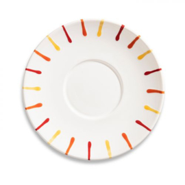 Schoteltje voor theebeker Maxima - Geflammt - Landlust - 18cm