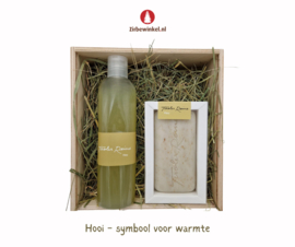 Tiroler Reine hooi, symbool voor warmte - cadeaupakket