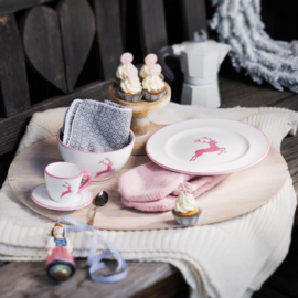 Dessertbord - Hert roze - 22 cm