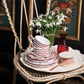 Dinerset voor twee - Geflammt - rood - cadeauverpakking