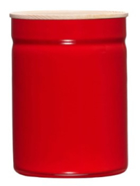 Voorraadbus maxi - tomaat rood - Ø 13 x h 18 cm