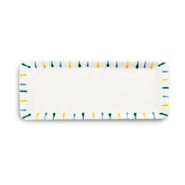 Stollenschaal - Buntgeflammt - 42 x 16 cm