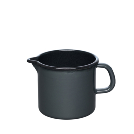 Riess melkkan met schenktuit - Dark Grey  1 liter