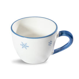 Theebeker Maxima  - Sneeuwkristal - blauw - 0,4 liter