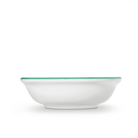 Mueslischaal klein - Rand - groen - 14 cm