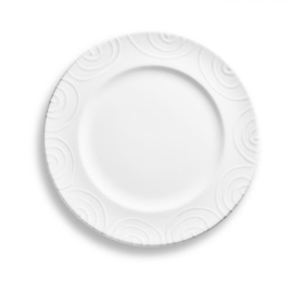 Dinerbord - Geflammt - wit - 27 cm
