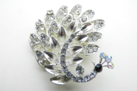 Broche schitterende pauw.