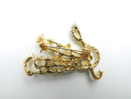 Broche muzieknoten