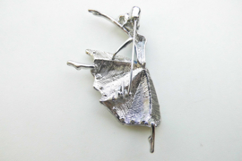 Broche ballerina blauw.