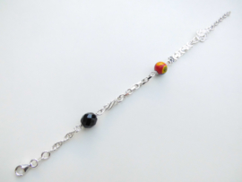 Zilveren allakondre bracelet. (medium size)