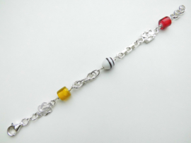 Zilveren allakondre bracelet. (dik)