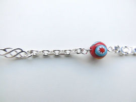 Zilveren allakondre bracelet. (medium size)