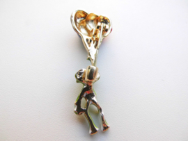 Broche kikker ballonnen.