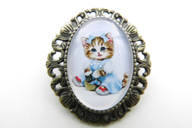 Broche nostalgie poesje 4