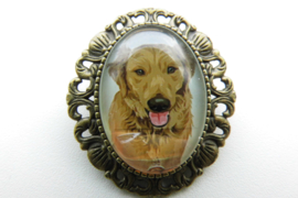 Broche nostalgie hond 3