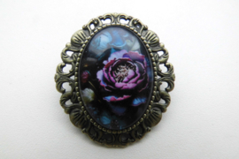Broche nostalgie bloem 8