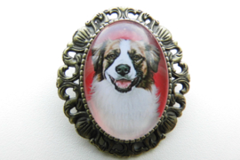 Broche nostalgie hond 6