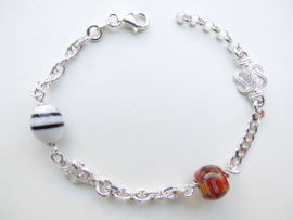 Zilveren allakondre bracelet. (medium size)