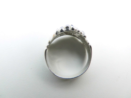 Zilveren vriendschap ring. ( klein )
