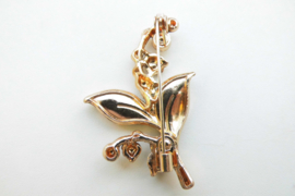 Broche lelie-tje van Dalen.