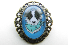 Broche nostalgie hond 2