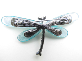 Broche libelle  groen.