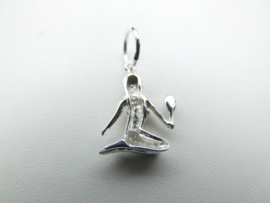 Zilveren sterrenbeeld maagd hanger.