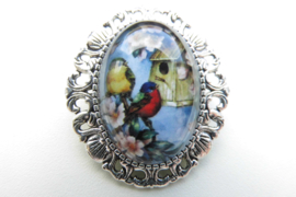 Broche nostalgie vogeltjes 7