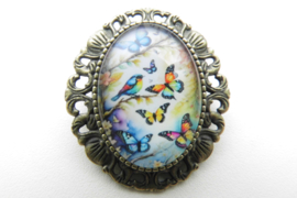 Broche nostalgie vlindertjes 8
