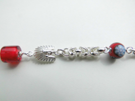 Zilveren allakondre bracelet. (medium size)