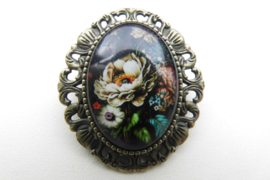 Broche nostalgie bloem 6